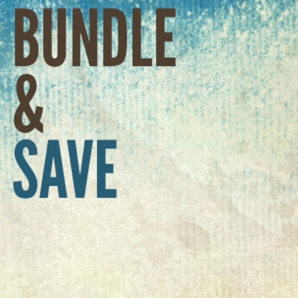 You can save 15% when you bundle any TWO items!